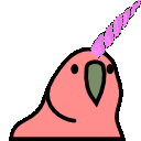 unicorn parrot emoji