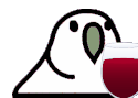 wine parrot emoji