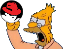 old man yells at red hat emoji