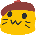 meow beret emoji