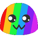 blob rainbow emoji