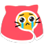 meow comfy sad emoji