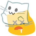 meow ghost emoji
