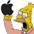 old man yells at apple emoji