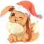 eevee santa emoji