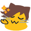 meow hairflip emoji