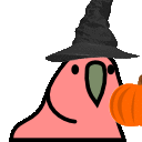 pumpkin parrot emoji