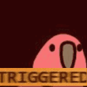 triggered parrot emoji
