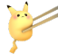 pikachu chopsticks emoji