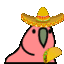 sombrero parrot emoji