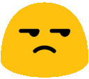 allo unamused emoji