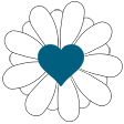 daisy heart emoji