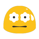 blob worry emoji