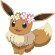 eevee flower crown emoji