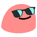 party sunglasses blob emoji