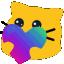 meow heart rainwob emoji