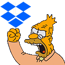 old man yells at dropbox emoji