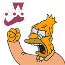 old man yells at jest emoji