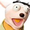 puppet dog shocked emoji
