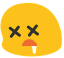 blob dead emoji