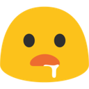 blob drool emoji