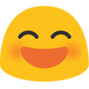 blob smile open mouth emoji