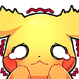 pikachu scared emoji